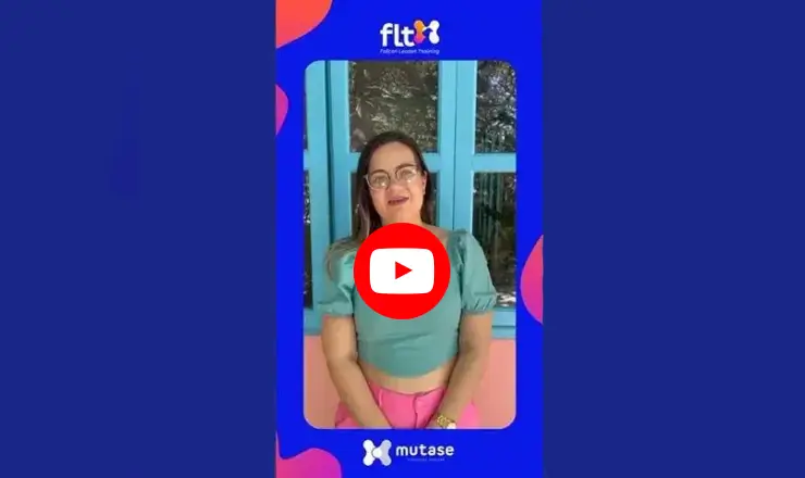 Imagem de uma pessoa que fez o treinamento.